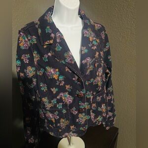 Levi's Vintage Purple Floral Corduroy Jacket